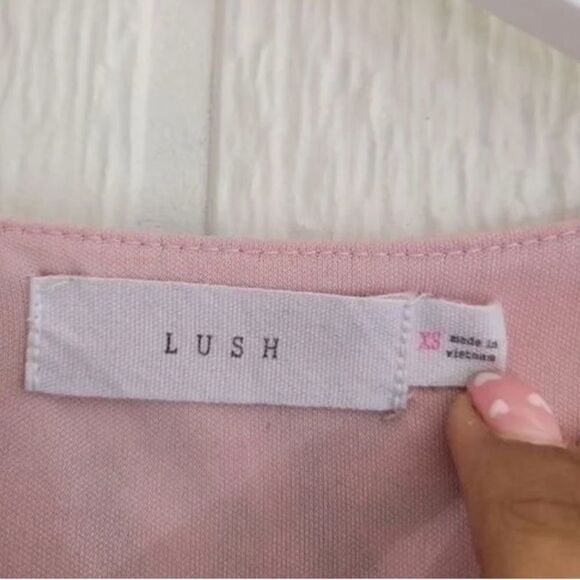 Lush Colie pink floral wrap dress - Picture 5 of 5